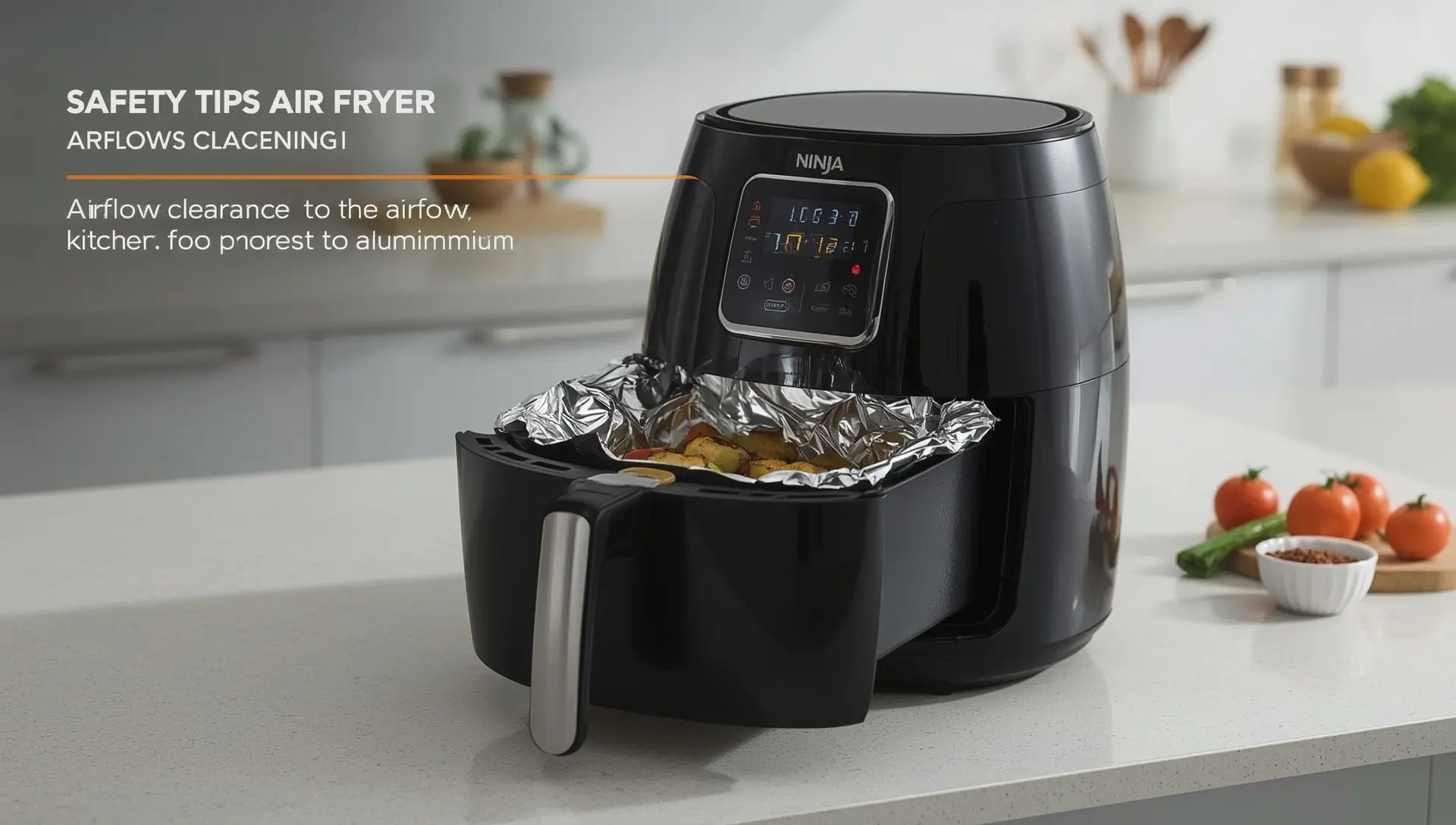Air Fryer Ninja et Papier Aluminium