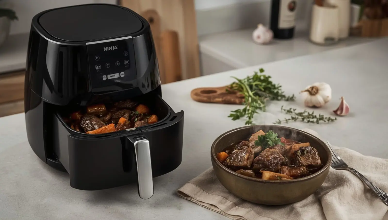 Bœuf Bourguignon au Air Fryer Ninja