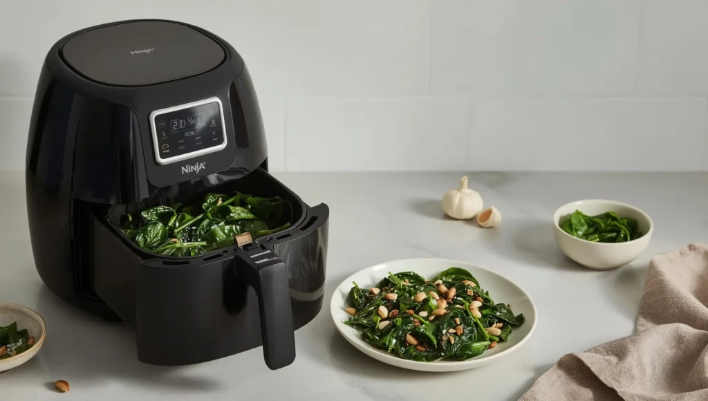 Épinards au Air Fryer Ninja