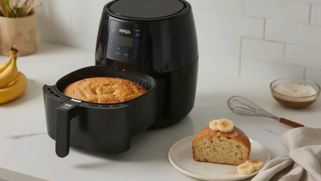 Gâteau Banane au Air Fryer Ninja