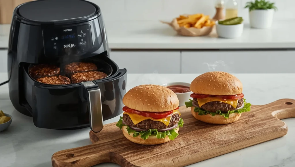 Hamburgers au Air Fryer Ninja