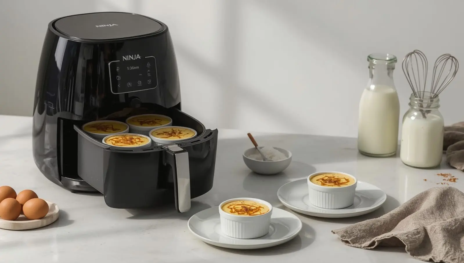 Œuf au Lait au Air Fryer Ninja