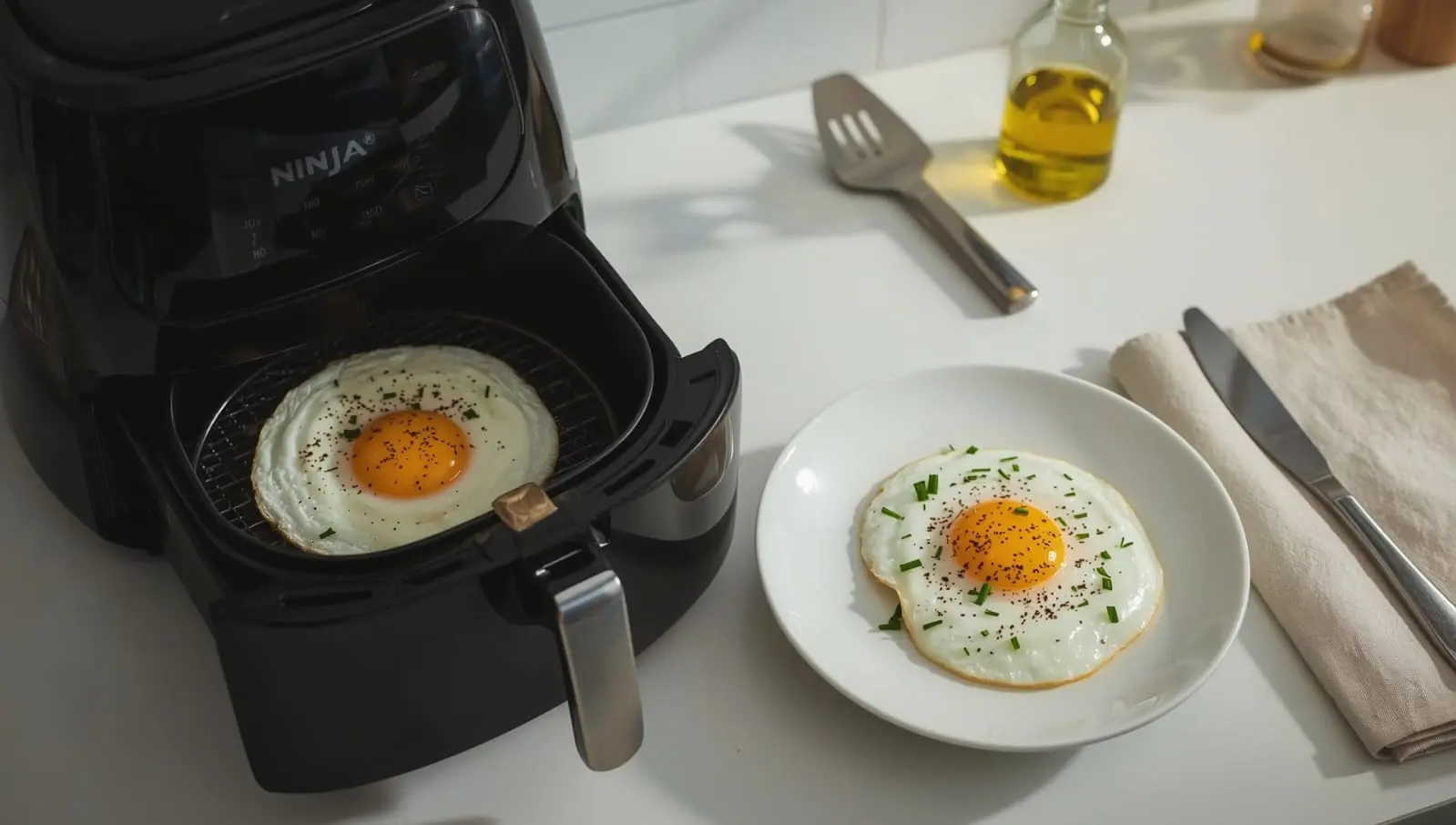 Œuf au Plat au Air Fryer Ninja