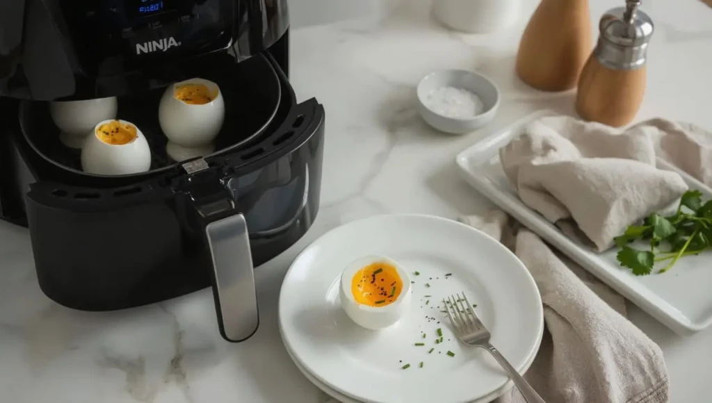 Œuf Mollet au Air Fryer Ninja