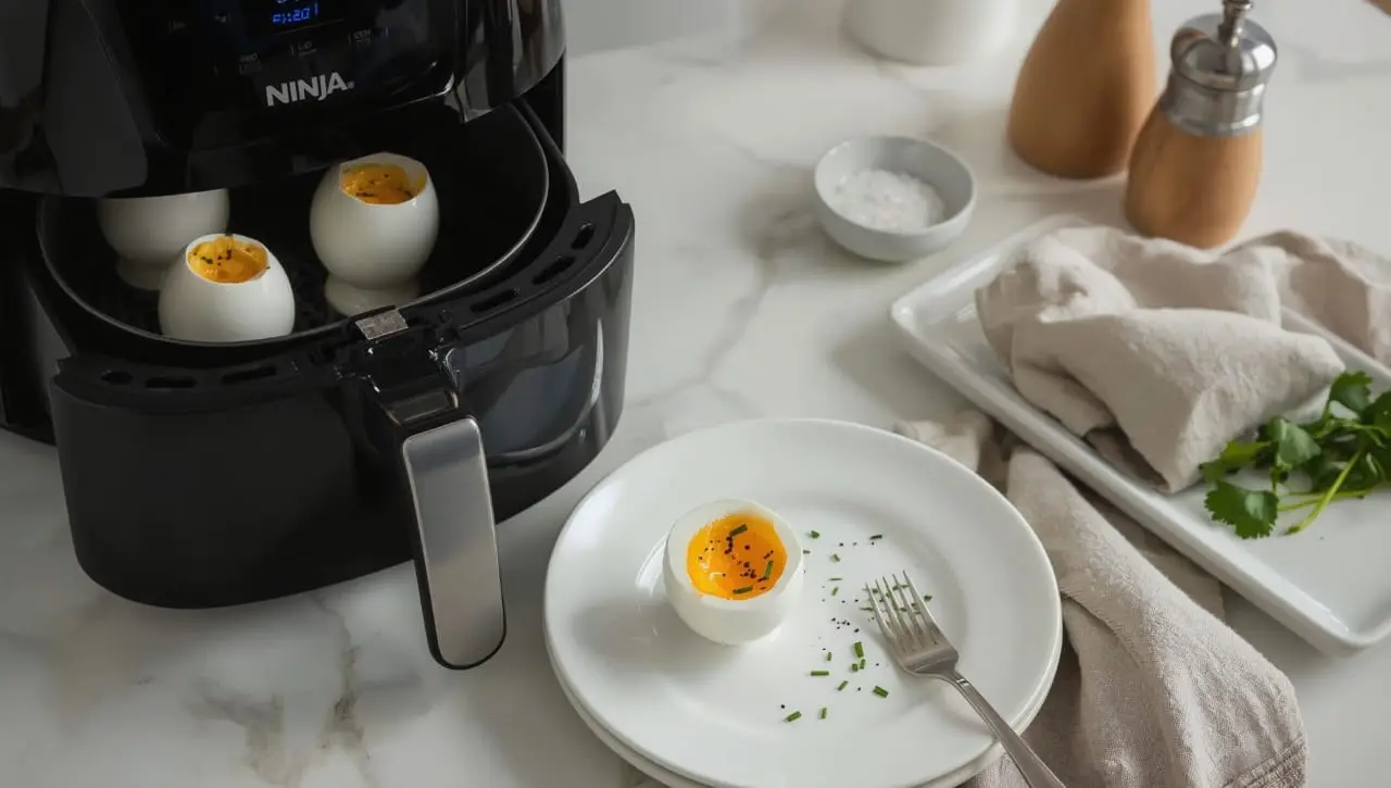 Œuf Mollet au Air Fryer Ninja