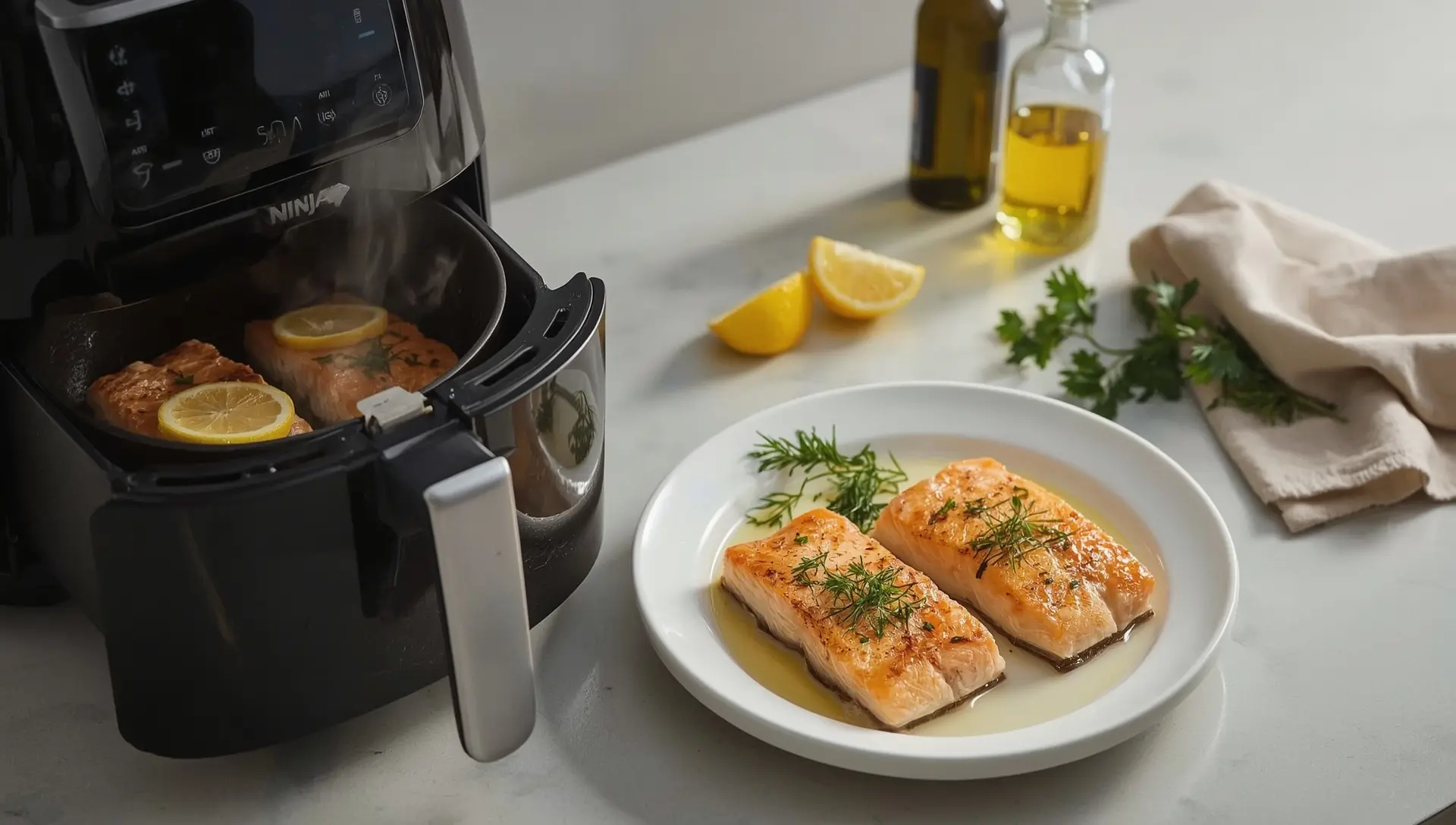 Poisson au Air Fryer Ninja