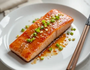 saumon asiatique glace air fryer ninja