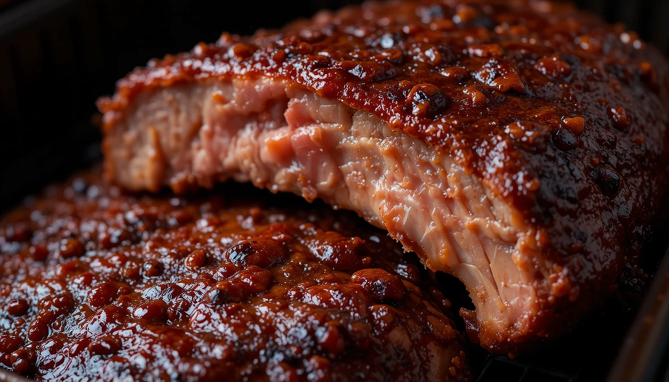 Côtes levées BBQ au Ninja Air Fryer