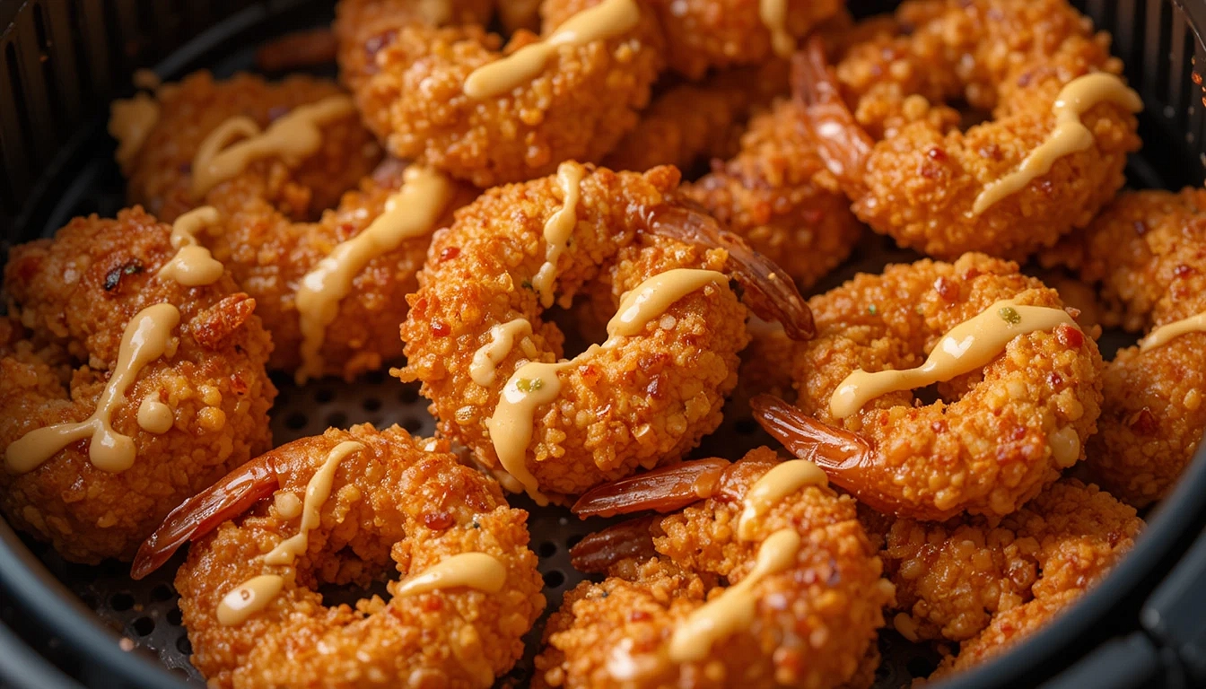 Crevettes bang bang au Air Fryer Ninja