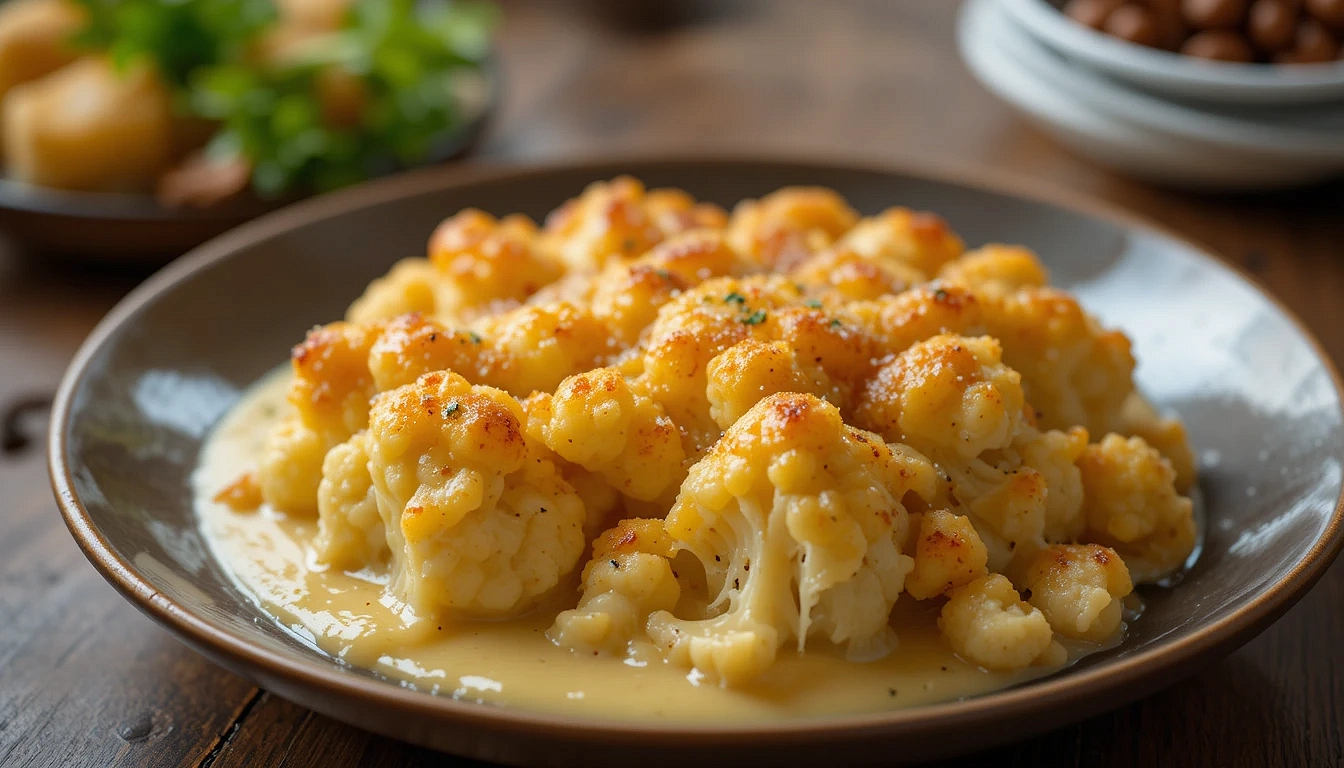 Gratin chou fleur air fryer ninja