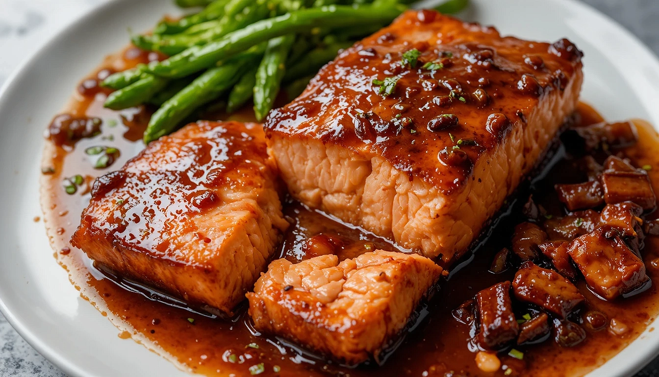 Pavé de saumon teriyaki au Air Fryer Ninja