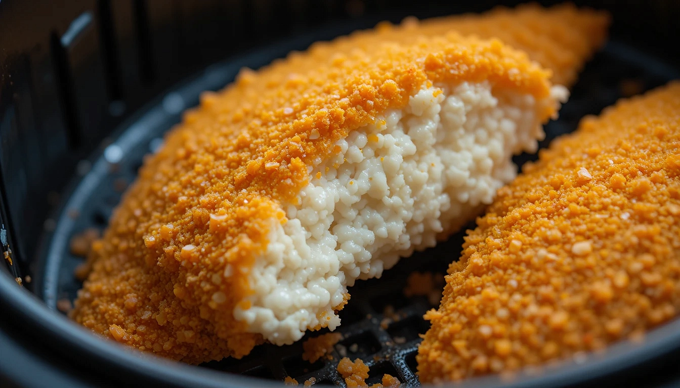 Pour poisson pané air fryer ninja