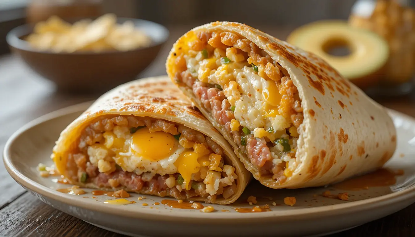 Breakfast Burrito Air Fryer