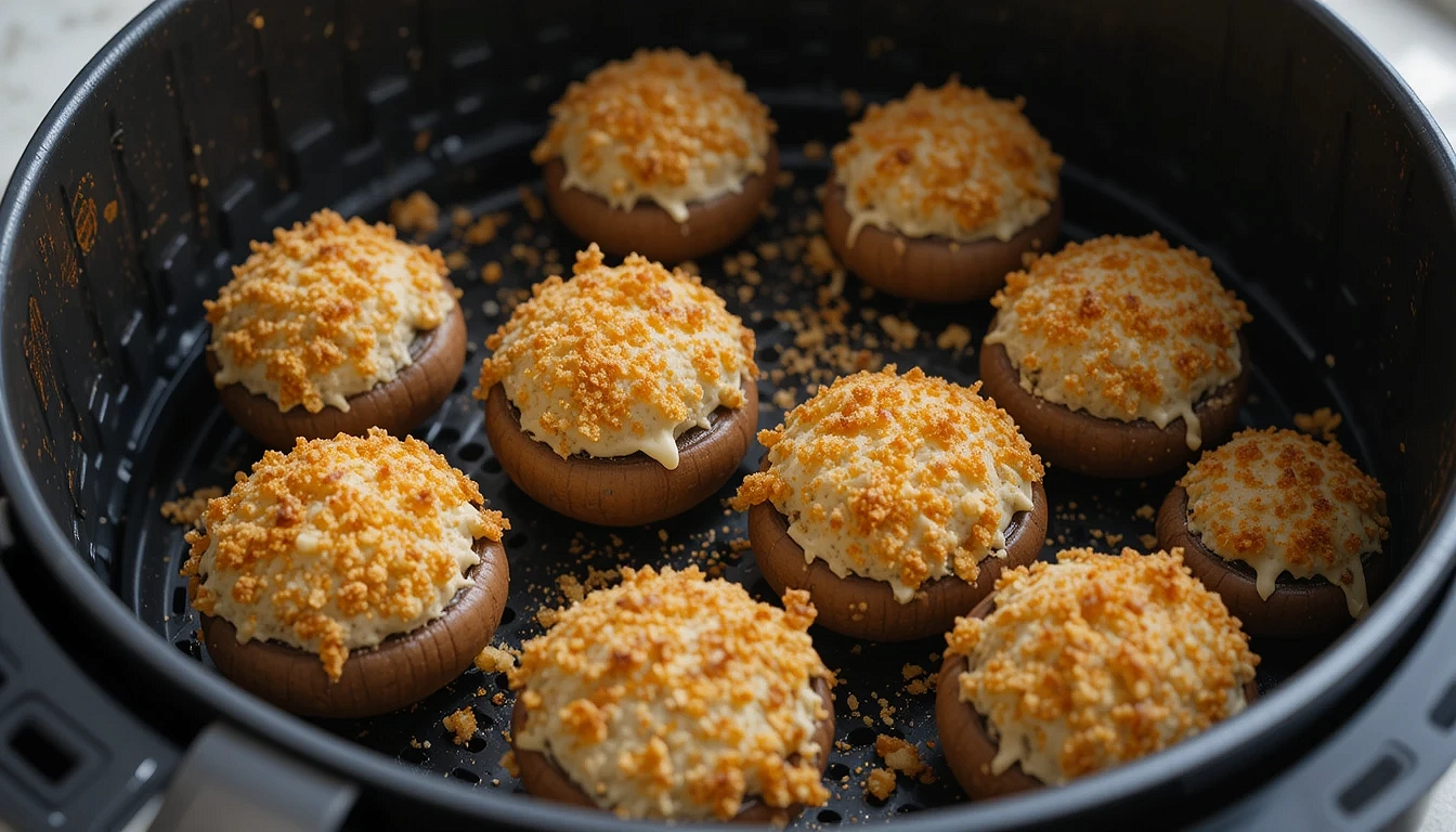 Champignons farcis au Air Fryer Ninja