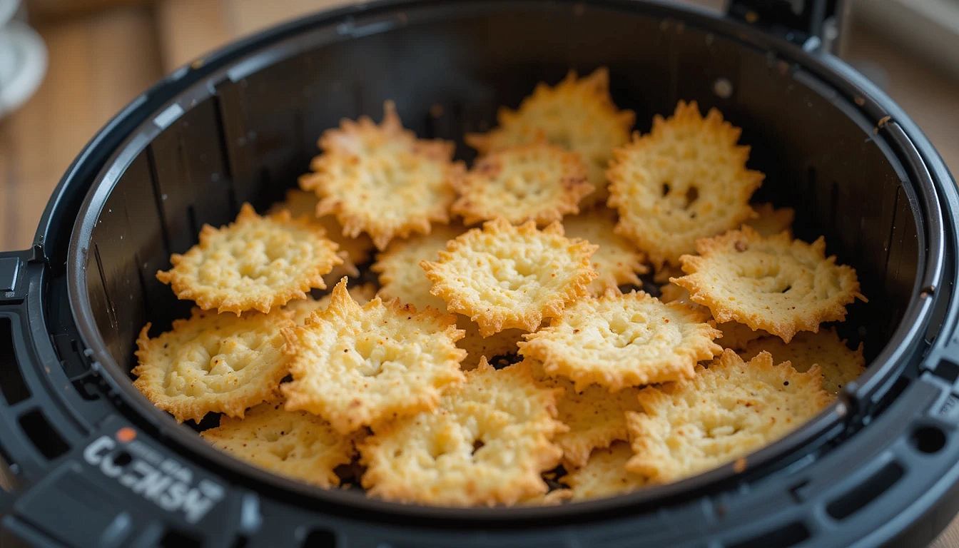 Crackers parmesan au Air Fryer Ninja