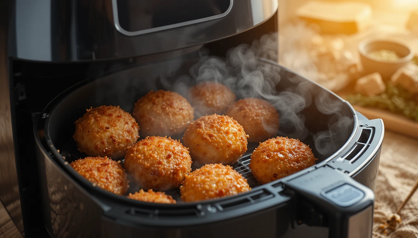 Croquettes de crabe au Air Fryer Ninja