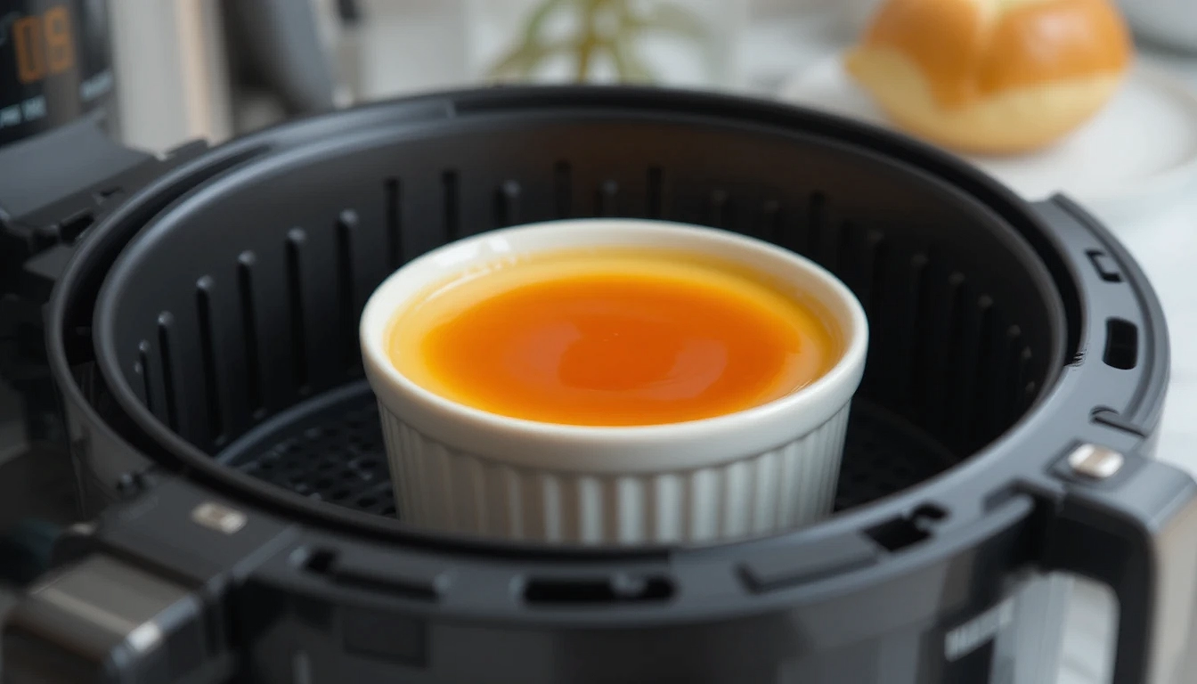 Flans maison à l'Air Fryer en 12 minutes