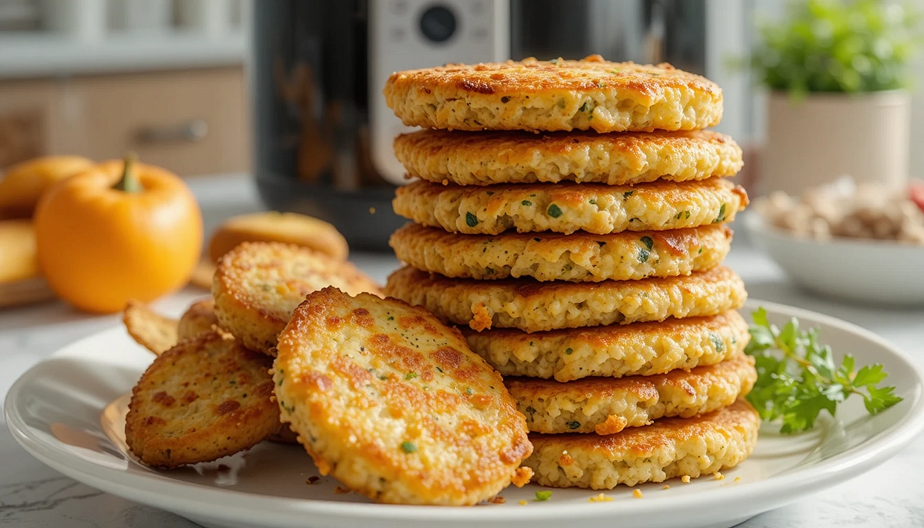 galettes de courgettes au Air Fryer