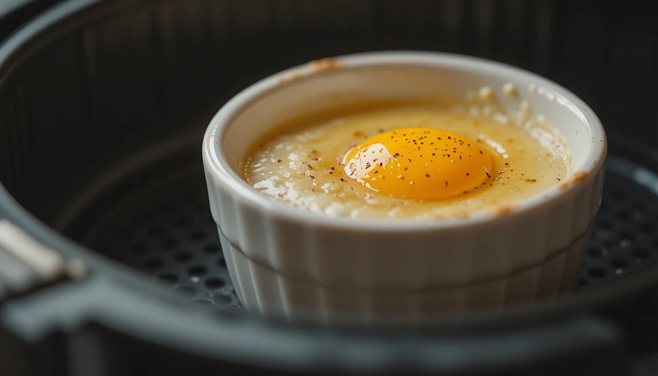 Oeufs Cocotte à l'Air Fryer