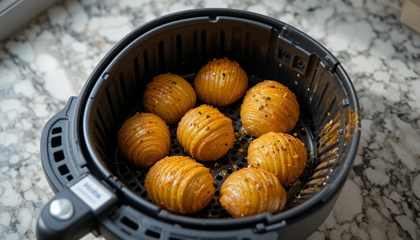 Pommes de terre Hasselback au Air Fryer Ninja