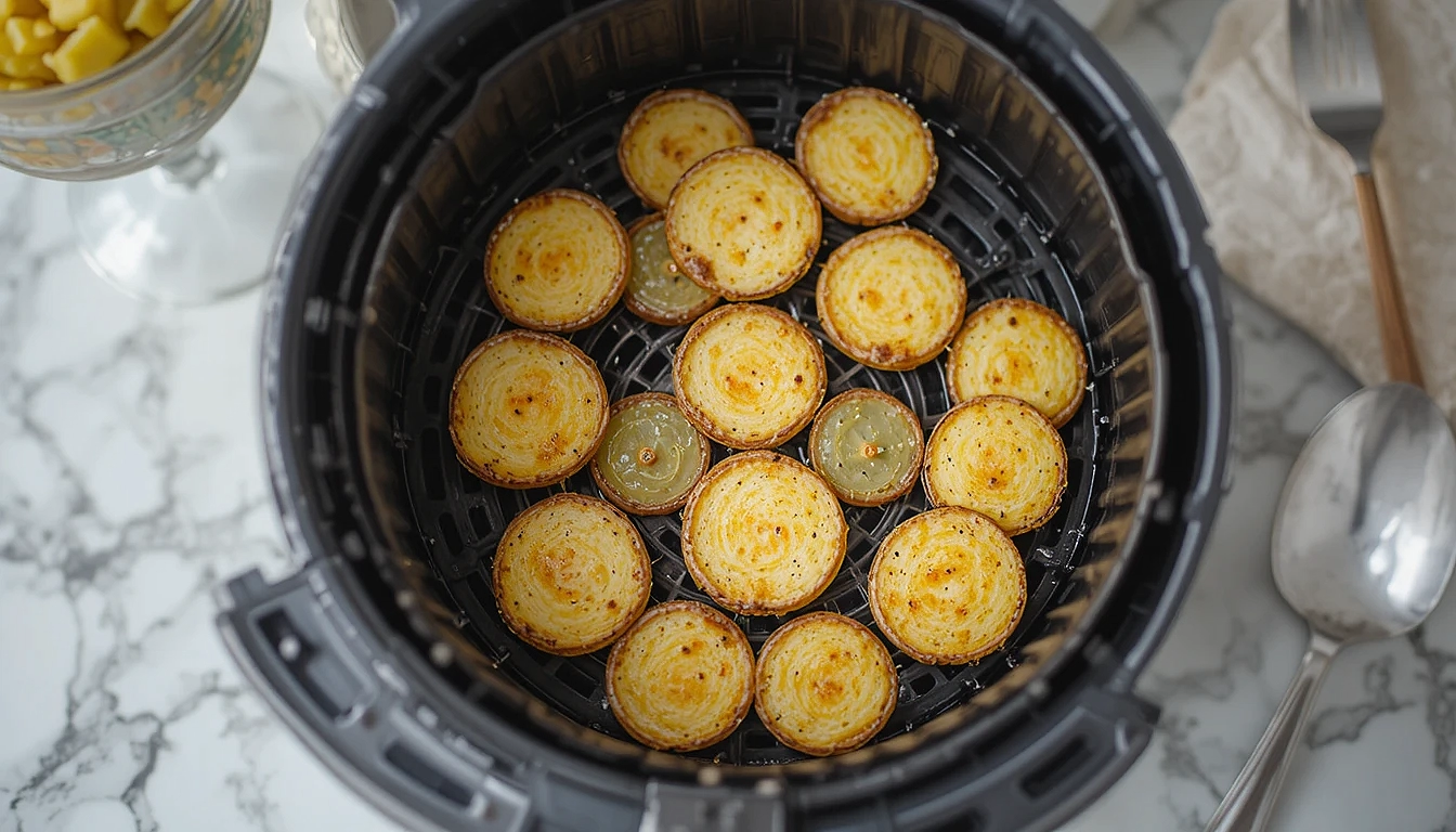 Rondelles de pommes de terre au parmesan