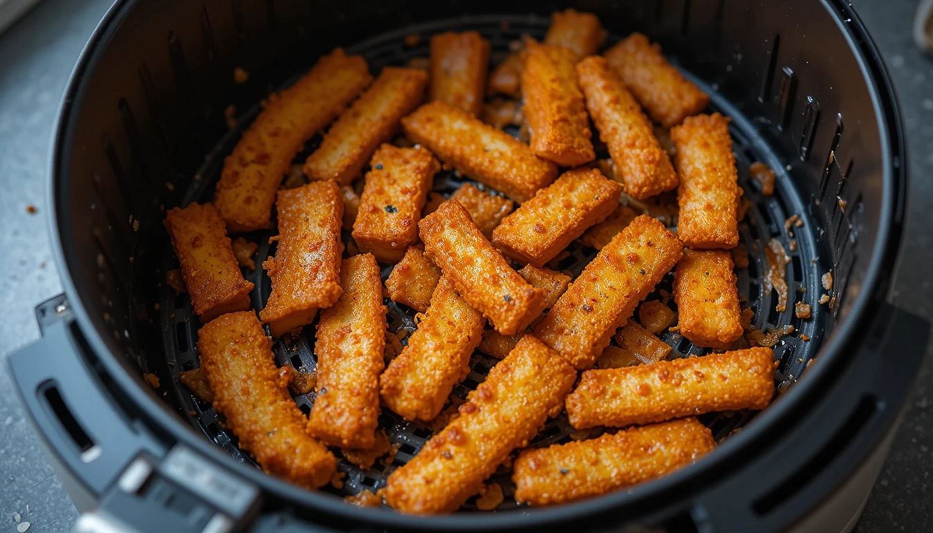 Seitan croustillant au Air Fryer Ninja