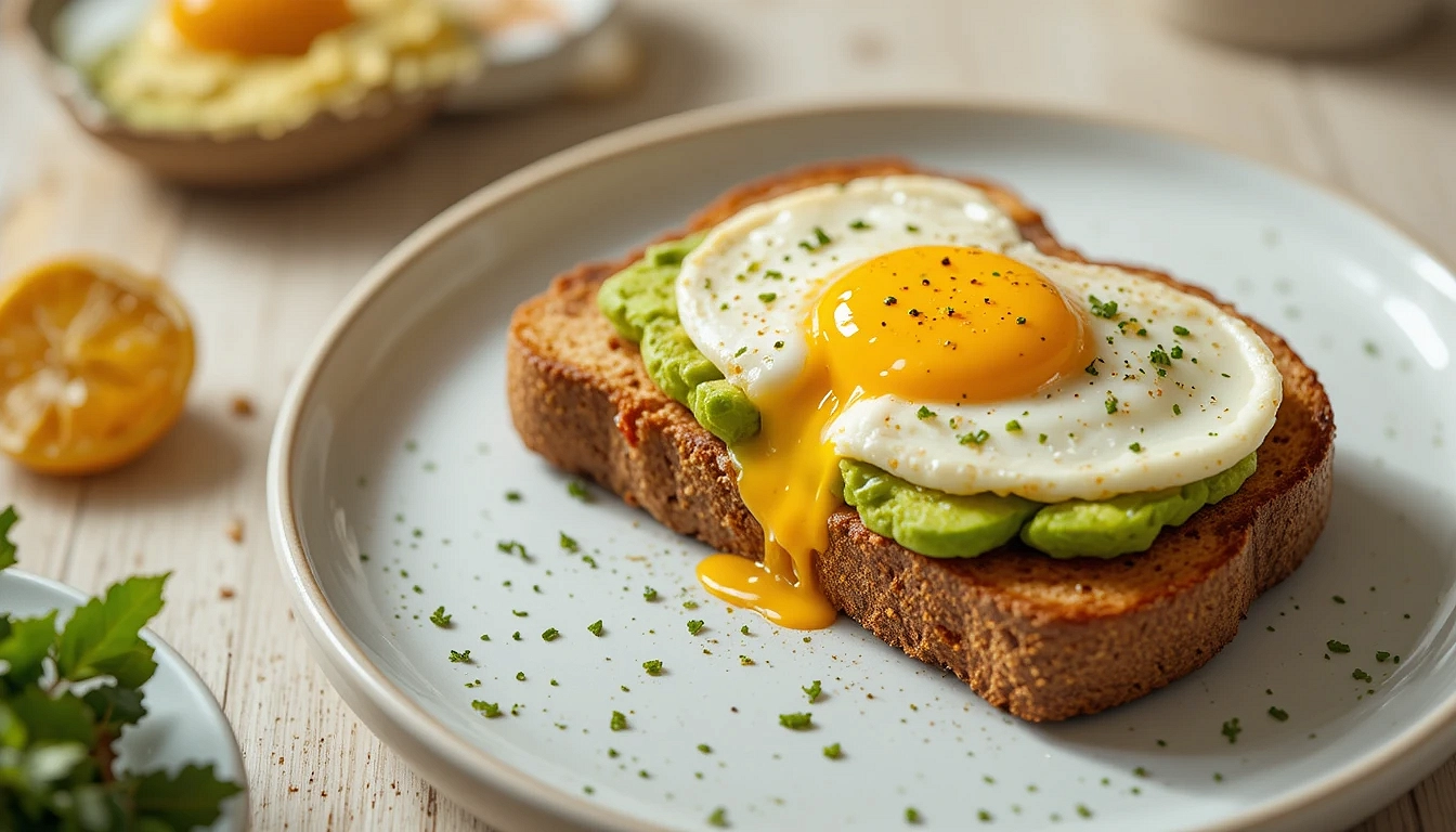 Toast avocat œuf Ninja Air Fryer