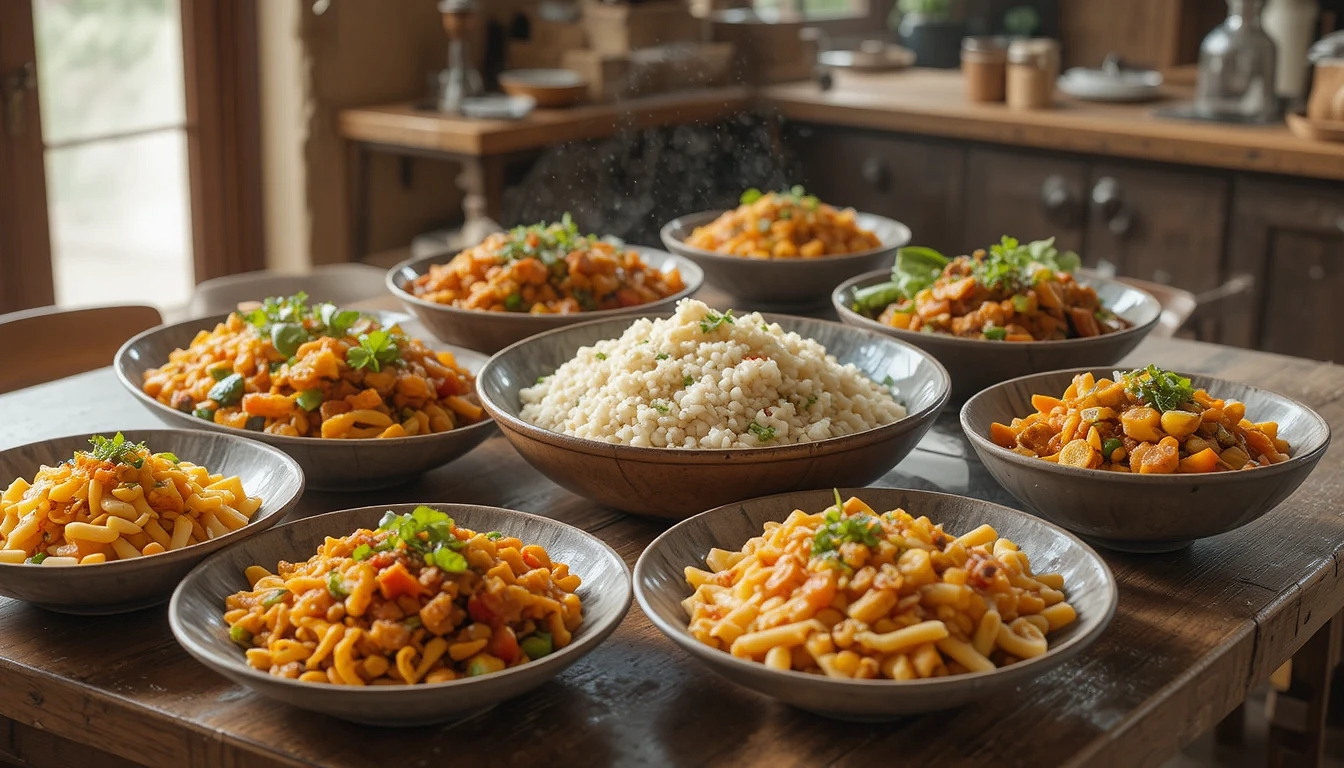 5 repas pour 4 personnes