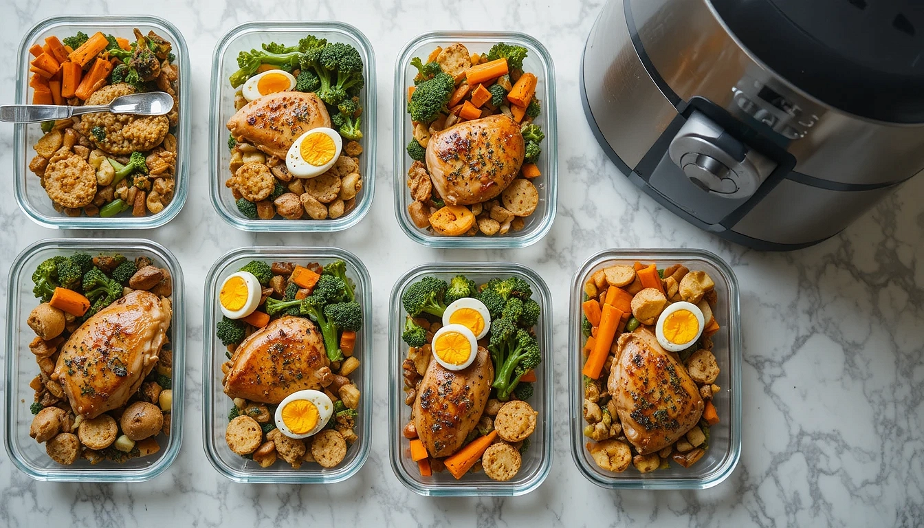 Air Fryer Meal Prep Protéiné