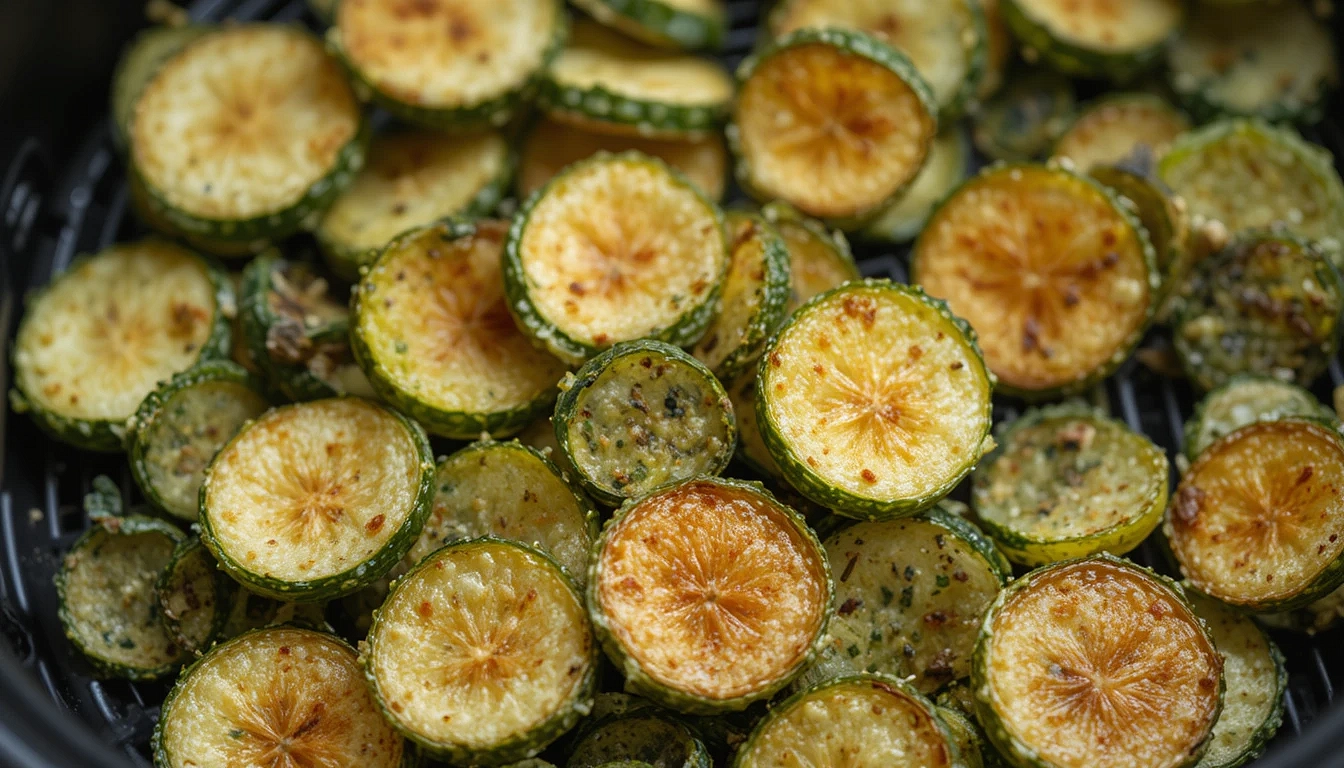 Chips de courgette IG bas au Air Fryer