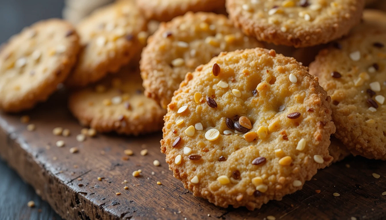 crackers maison croustillants au fromage