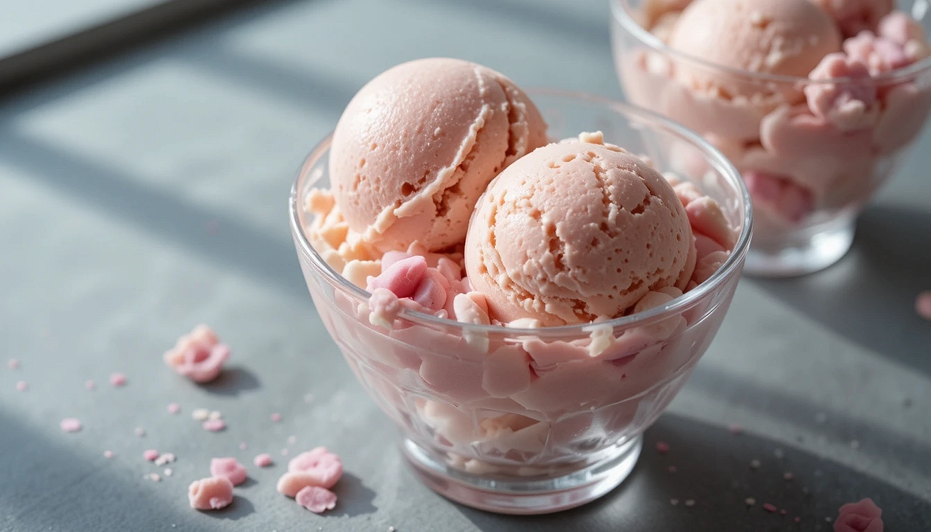 Crème Glacée Maison Sans Cristaux de Glace