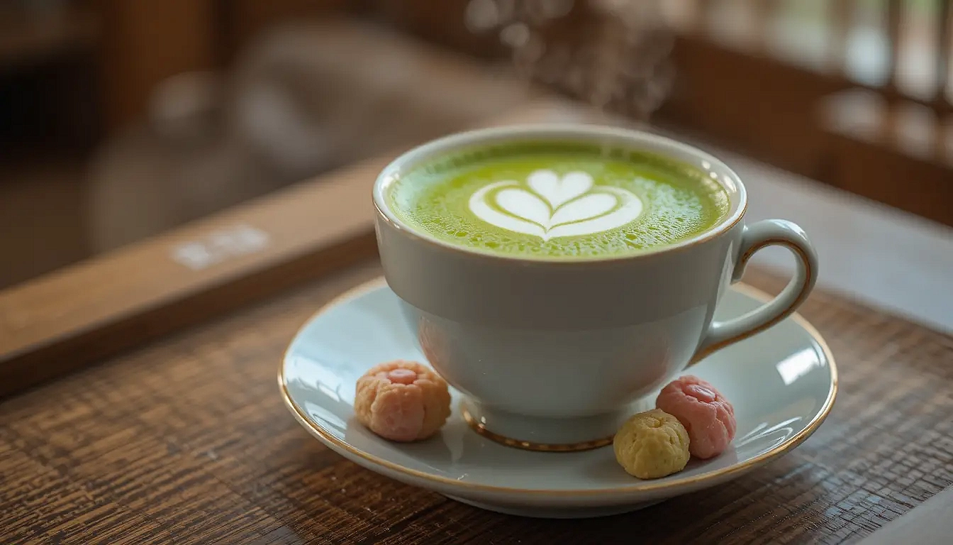 Matcha Latte Sans Grumeaux