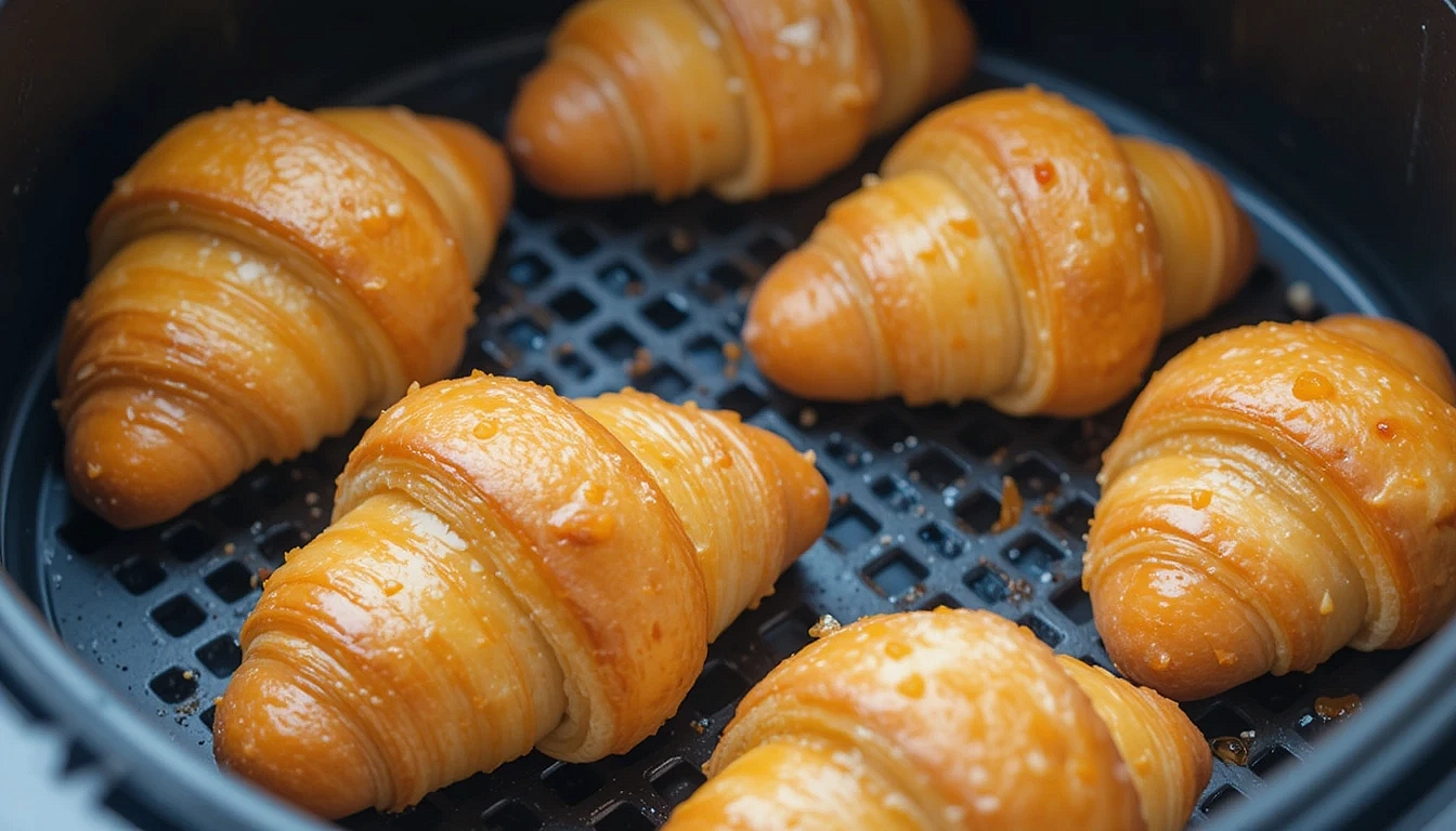 Mini Croissants Salés au Air Fryer
