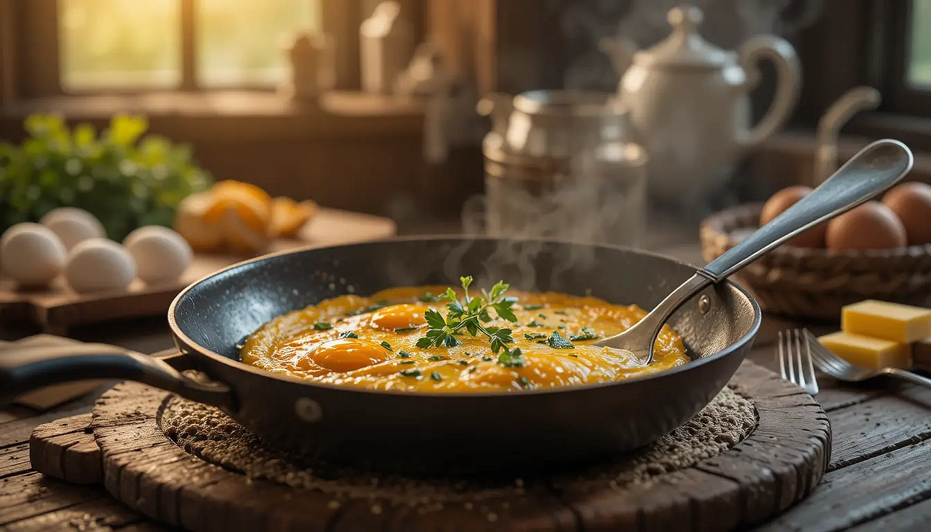 Omelette Baveuse à la Française
