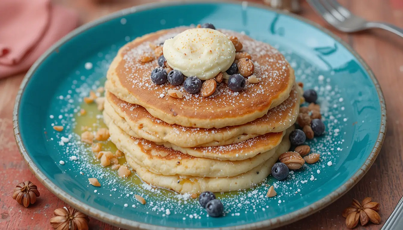 Pancakes IG Bas à l’Amande au Air Fryer