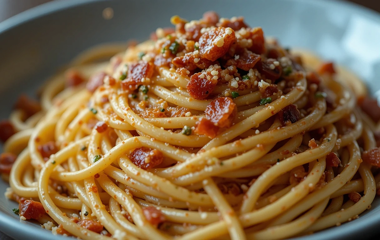 Pâtes à la Carbonara Crémeuses