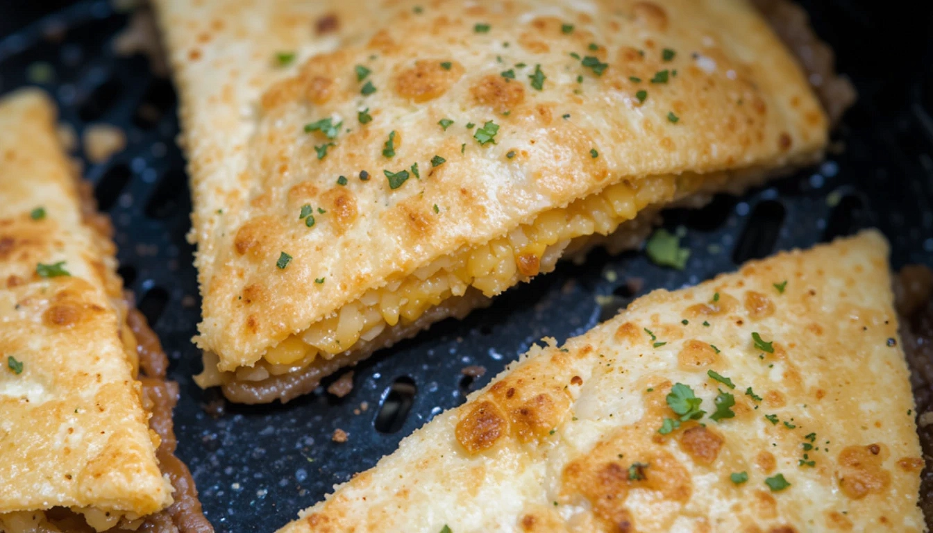 Quesadillas fromage fondant au Air Fryer