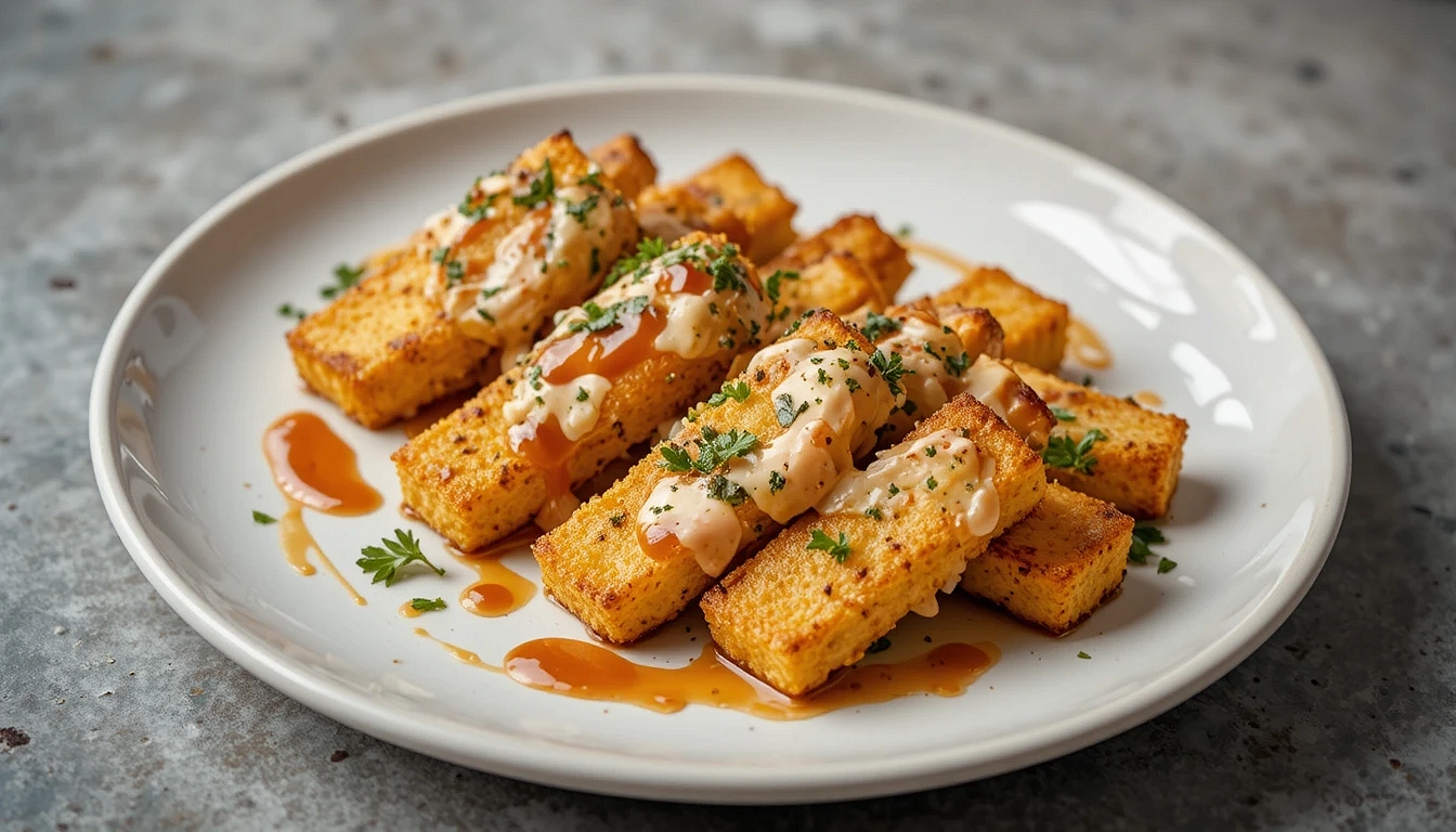Air fryer halloumi frites