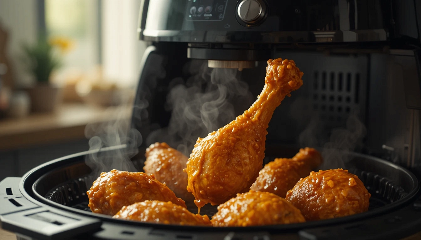 Cuisses de poulet croustillantes