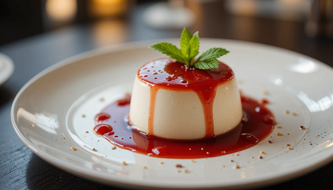 Panna Cotta Démoulée Sans Casse