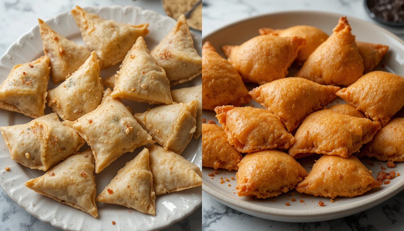 Samossas et nems maison à l'air fryer